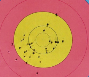 Noticing your group is off-centre after the distance has finished is too late to retrieve those lost points  